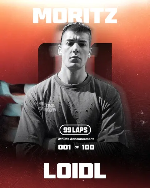 99 LAPS 2026, athlete 001 of 100