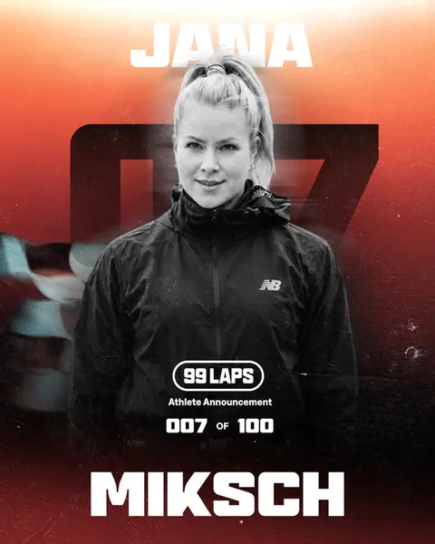 99 LAPS 2026, athlete 007 of 100
