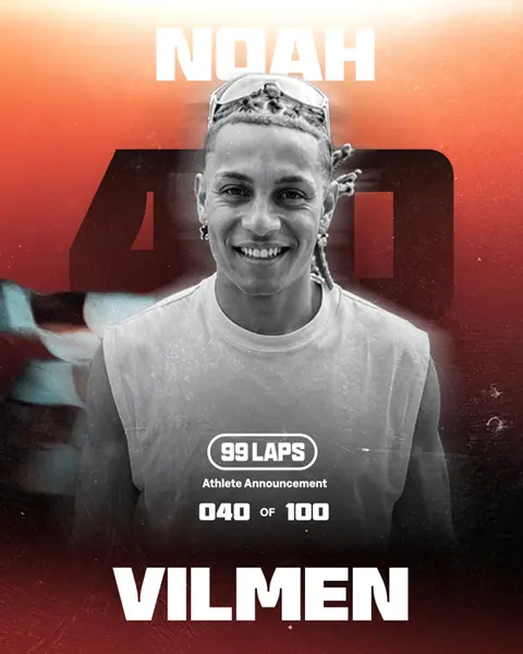 99 LAPS 2026, athlete 040 of 100