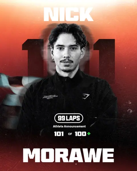 99 LAPS 2026, athlete 101 of 100
