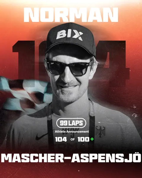 99 LAPS 2026, athlete 104 of 100