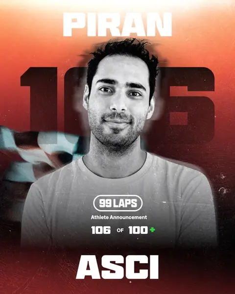 99 LAPS 2026, athlete 106 of 100