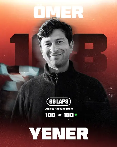 99 LAPS 2026, athlete 108 of 100