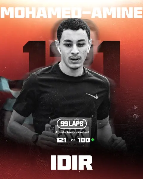 99 LAPS 2026, athlete 121 of 100