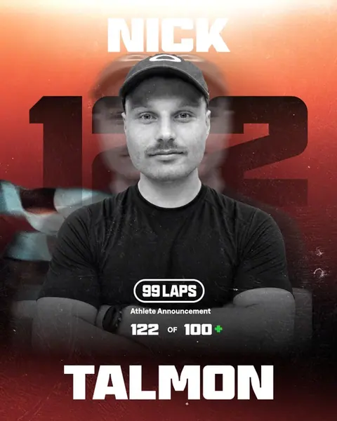 99 LAPS 2026, athlete 122 of 100