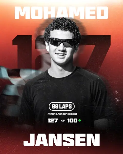 99 LAPS 2026, athlete 127 of 100