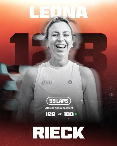 99 LAPS 2026, athlete 128 of 100