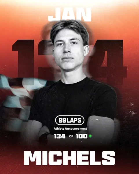99 LAPS 2026, athlete 134 of 100