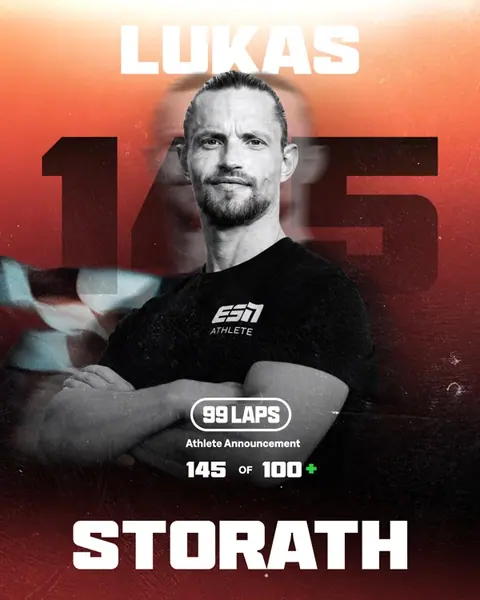 99 LAPS 2026, athlete 145 of 100