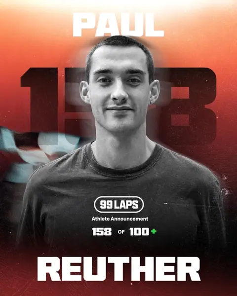 99 LAPS 2026, athlete 158 of 100