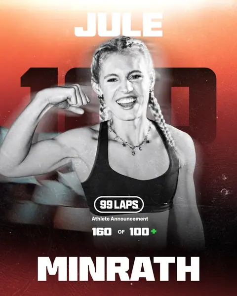 99 LAPS 2026, athlete 160 of 100